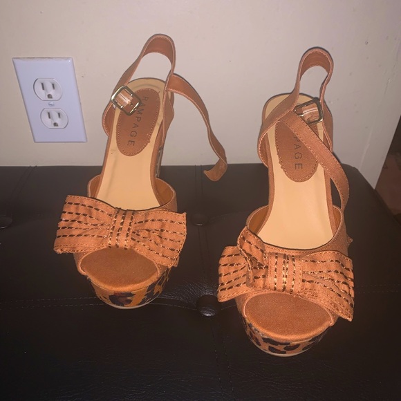 Rampage Shoes - Rampage Chunky Heel Sandals